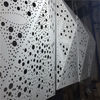OEM Metal Solid Curtain Wall Panel Hole Punching Aluminium Veneer