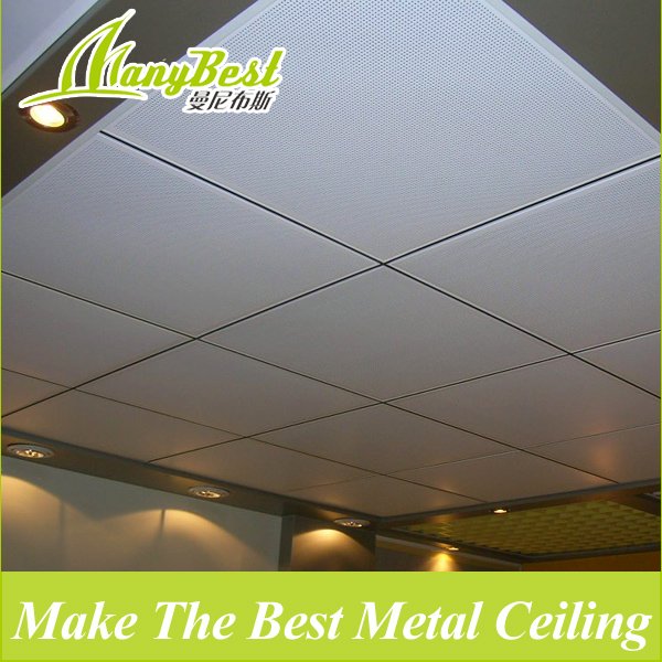 595 595 Lay In Suspended Office Aluminum Ceiling Panels 2x2