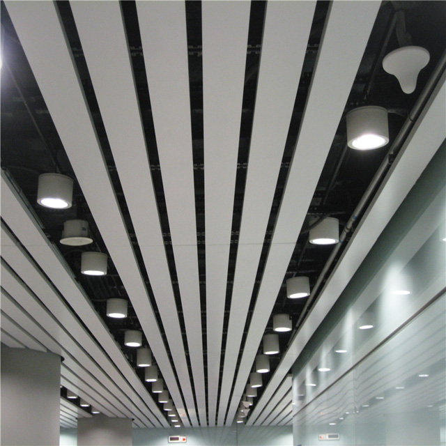 C-Shaped Environmental New-style Decorative Aluminum Stretch Ceiling Tile/ strip Ceiling