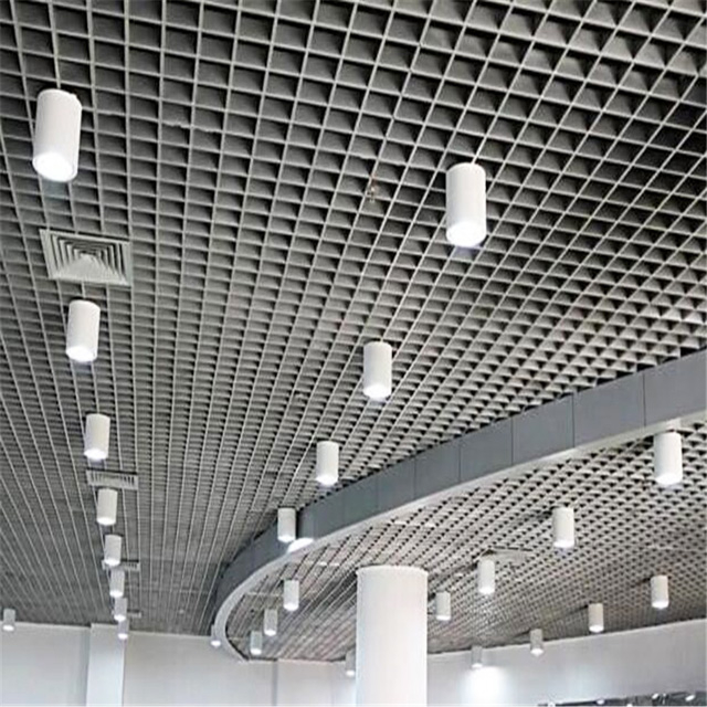 2020 Low-Cost Aluminum Grille Ceiling Designs for Shops And Corridor