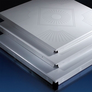 Clip in Fireproof Ceiling Tiles Perforated Ceiling Panel for Office